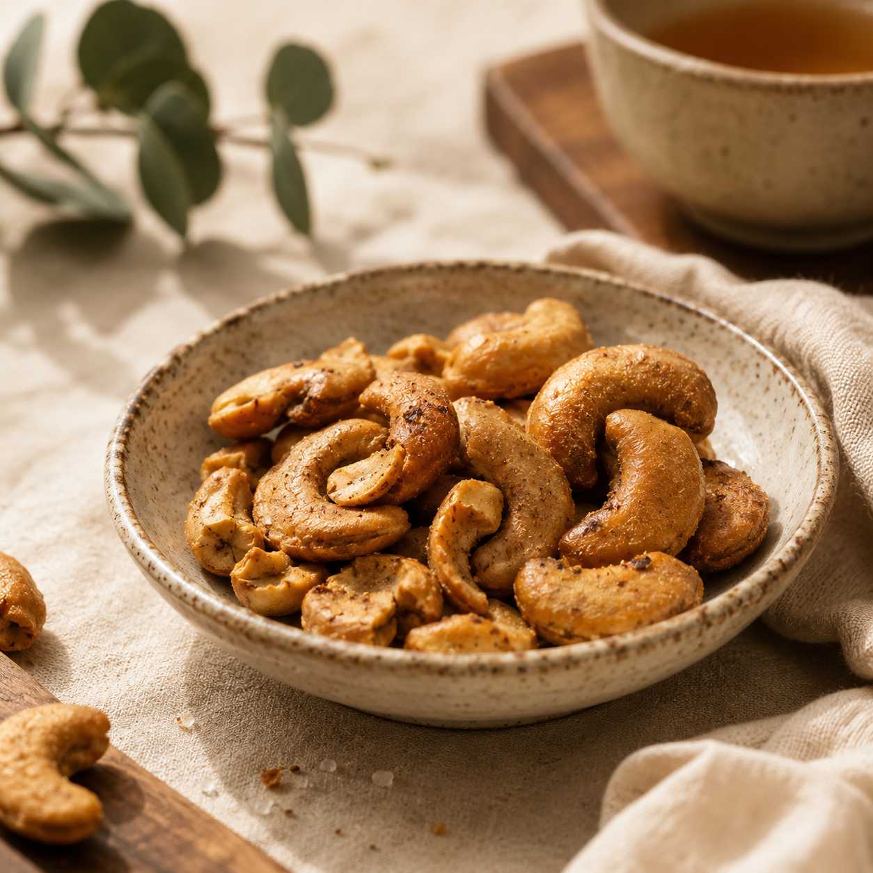 Tea Spiced Cashew Nuts