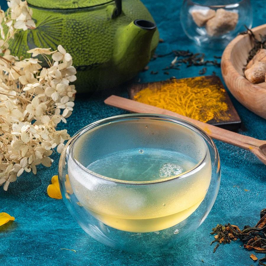 assam organic turmeric green tea